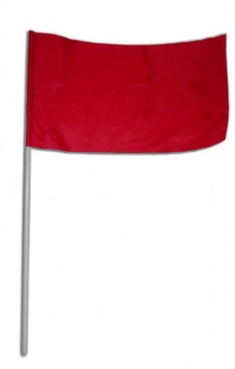 Флаг для автоспорта (красный) без флагштока